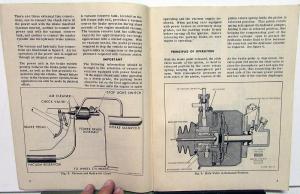 1953 Mercury Dealer Service Shop Manual Power Brakes Steering Repair Adjustment