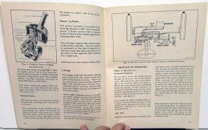 1953 Mercury Dealer Service Shop Manual Power Brakes Steering Repair Adjustment