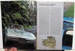 Chevrolet 1966 Corvette Sting Ray Sales Brochure Original