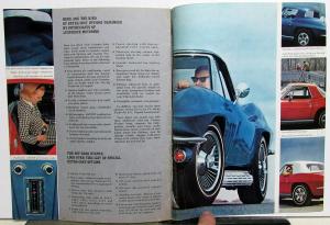 Chevrolet 1966 Corvette Sting Ray Sales Brochure Original