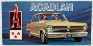 1962 Acadian Beaumont Invader Sales Folder - Canadian