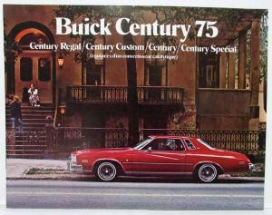 1975 Buick Century w Catalytic Converter Sales Brochure - Canadian - French Text