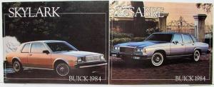 1984 Buick Skylark Sales Brochure and LeSabre Folder - Canadian