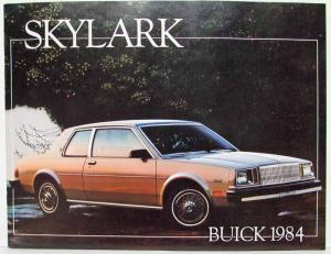 1984 Buick Skylark Sales Brochure and LeSabre Folder - Canadian