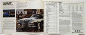 1984 Buick Skylark Sales Brochure and LeSabre Folder - Canadian