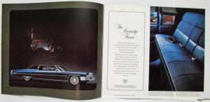 1972 Cadillac Sales Brochure Fleetwood Eldorado DeVille Calais - Canadian