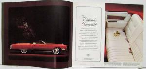 1972 Cadillac Sales Brochure Fleetwood Eldorado DeVille Calais - Canadian