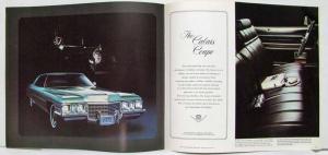 1972 Cadillac Sales Brochure Fleetwood Eldorado DeVille Calais - Canadian