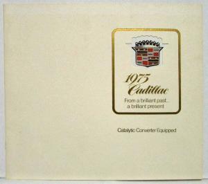 1975 Cadillac Sales Brochure Fleetwood Eldorado DeVille Calais - Canadian