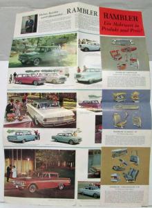 1962 AMC Rambler Sales Folder - German Text