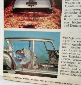 1962 AMC Rambler Sales Folder - German Text