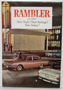 1962 AMC Rambler American Classic Ambassador New Style Sales Folder Mailer Orig