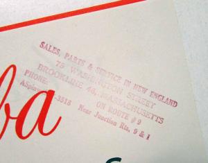 1959 Checker Superba Sales Brochure with Letter and Envelope