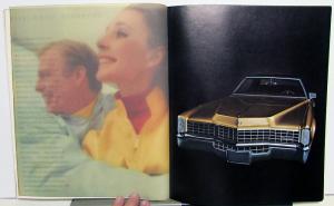 1968 Cadillac Fleetwood Brougham 60 Special Eldorado 75 Limo Sales Brochure Orig