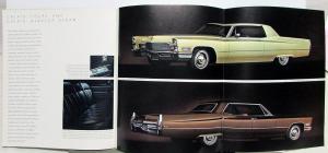 1968 Cadillac Fleetwood Brougham 60 Special Eldorado 75 Limo Sales Brochure Orig