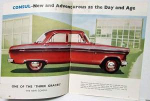 1956 Ford The New Consul Sales Brochure - Canadian