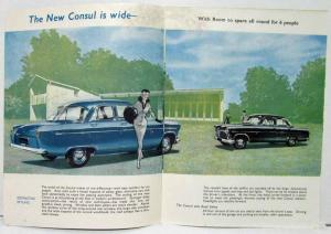 1956 Ford The New Consul Sales Brochure - Canadian