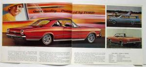 1966 Ford Sales Brochure Galaxie 500 XL Country Squire LTD Custom - Canadian