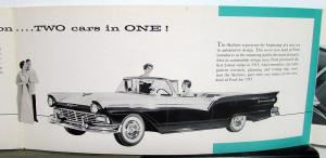 1957 Ford Skyliner Hide Away Retractable Hardtop Sales Brochure