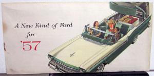 1957 Ford Fairlane Skyliner Station Wagon Sales Brochure Rev April 1957