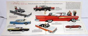 1957 Ford Fairlane Skyliner Station Wagon Sales Brochure Rev April 1957