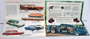 1957 Ford Fairlane Skyliner Station Wagon Sales Brochure Rev April 1957