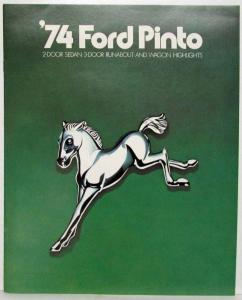 1974 Ford Pinto Sales Brochure - Canadian