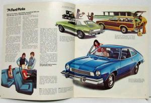 1974 Ford Pinto Sales Brochure - Canadian