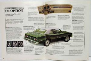 1975 Ford Maverick Sales Brochure - Canadian - French Text