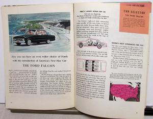 1960 Ford Falcon Fairlane Galaxie Starliner Sunliner Buyers Digest Magazine