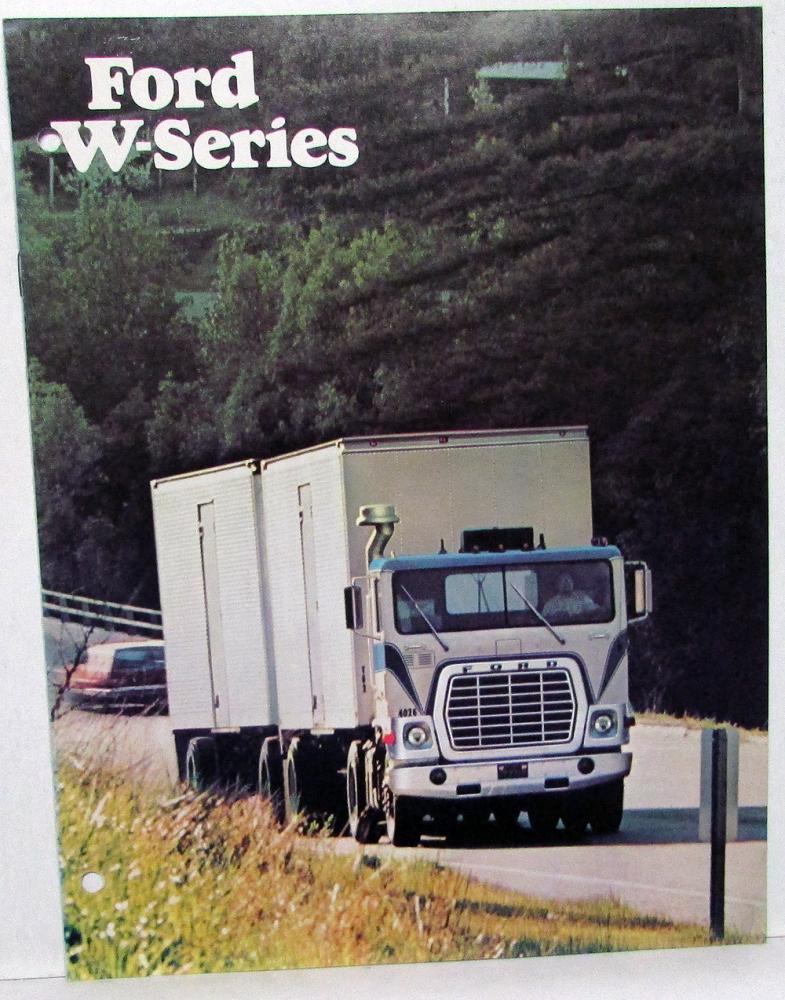 1977 Ford W-Series Trucks Sales Brochure W-9000 WT-9000