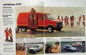 1978 Ford Econoline Cheateau Custom Standard Van E Series Truck Sale Brochure