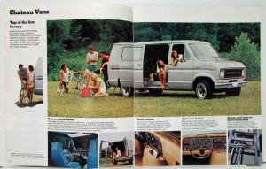 1978 Ford Econoline Cheateau Custom Standard Van E Series Truck Sale Brochure