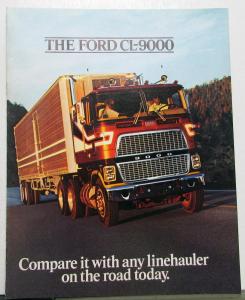 1978 Ford CL-9000 Cabover Truck Sales Brochure Original