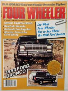 1980 Ford Bronco Four Wheeler Magazine Article Reprint Folder