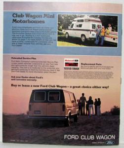 1980 Ford Club Wagons Sales Brochure