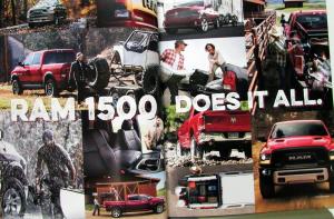 2016 Dodge RAM 1500 Truck Color Sales Brochure Original Oversized