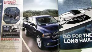 2016 Dodge RAM 1500 Truck Color Sales Brochure Original Oversized