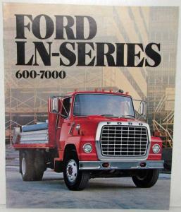 1982 Ford LN-Series 600-7000 Truck Sales Brochure