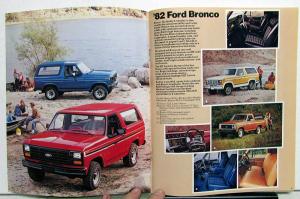 1982 Ford Bronco Sales Brochure