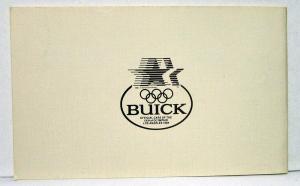 1984 Buick Skyhawk Owners Operators Manual Original