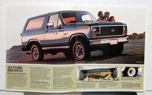 1983 Ford Bronco Sales Brochure