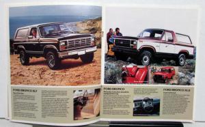 1983 Ford Bronco Sales Brochure