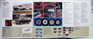 1983 Ford Bronco Sales Brochure