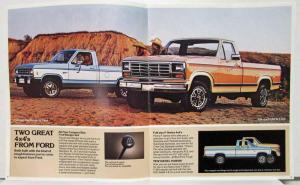 1983 Ford 4-Wheelers Trucks Sales Brochure