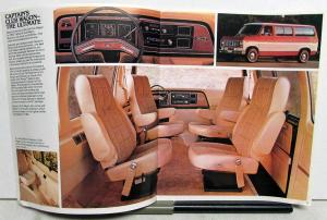 1983 Ford Club Wagon Sales Brochure