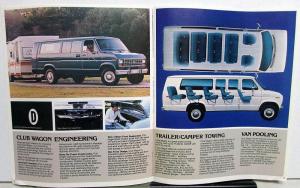 1983 Ford Club Wagon Sales Brochure