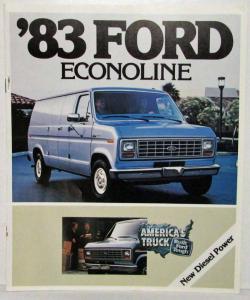 1983 Ford Econoline Sales Brochure