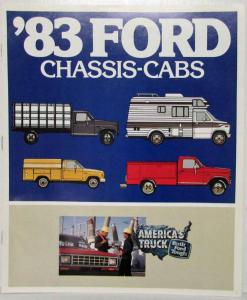 1983 Ford Chassis Cabs Sales Brochure