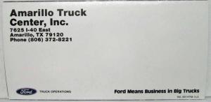 1983 Ford Big News on Trucks Inside Sales Folder Mailer